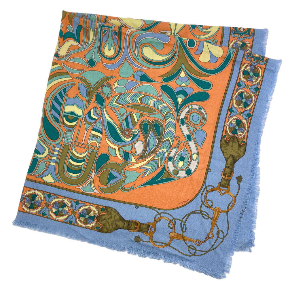 Hermes Carre 90 Folklore Scarf/Muffler, Silk, Women's